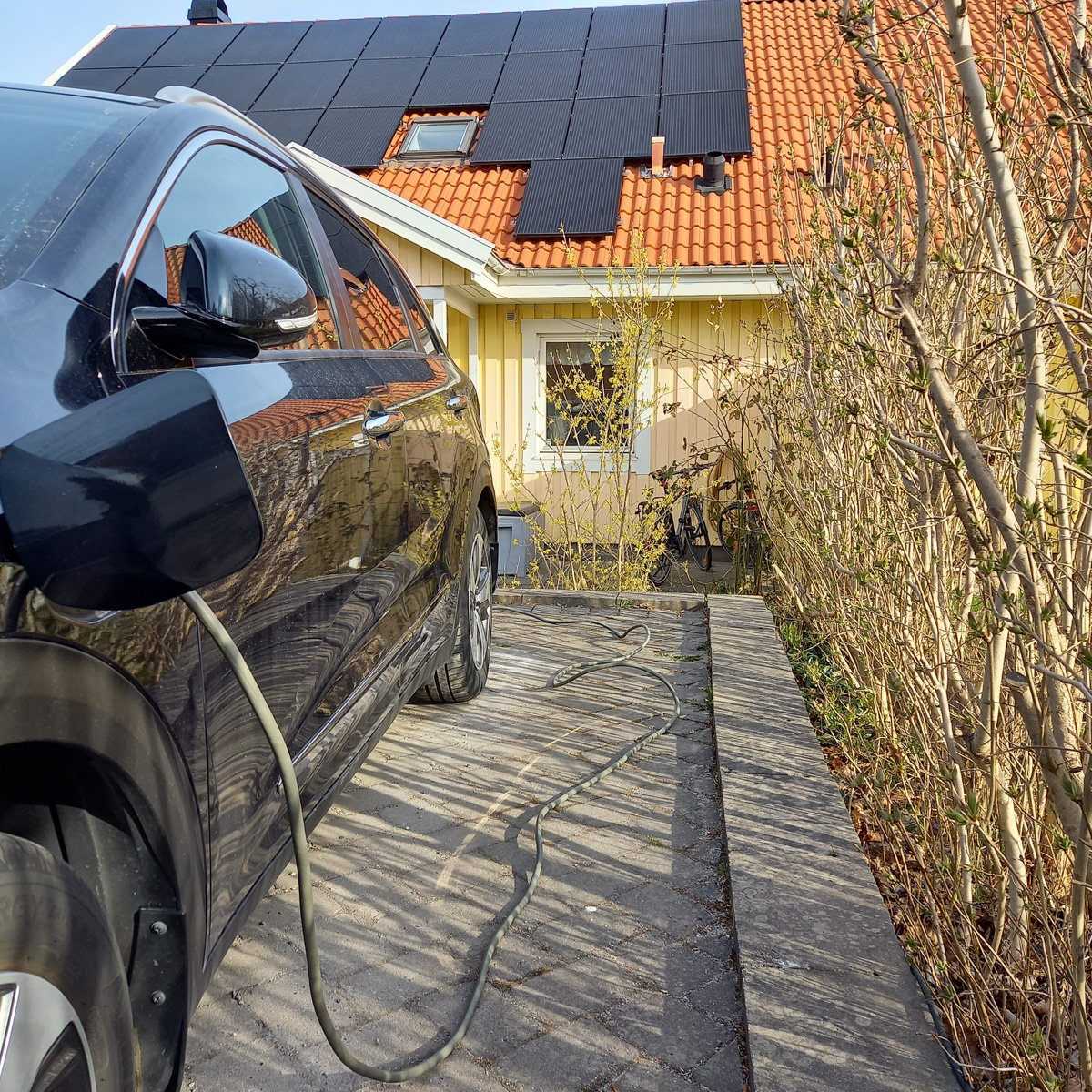 Elbil och solceller. Är det här framtiden?​