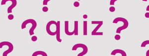 bild på ordet quiz och flera frågetecken